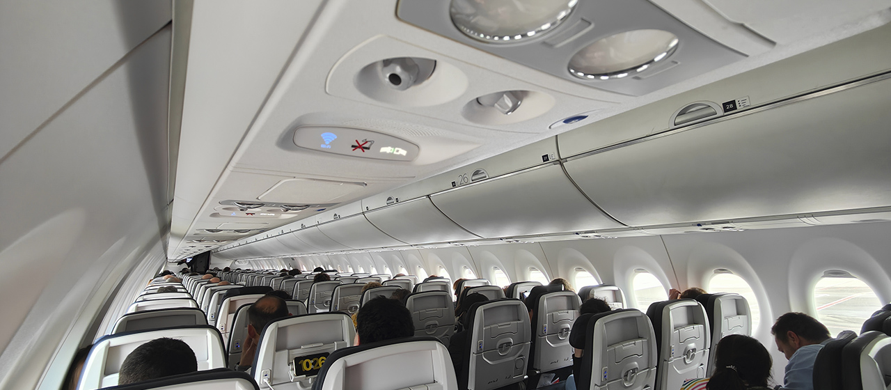 Configuración de los asientos de un Airbus A320 - A321-Neo