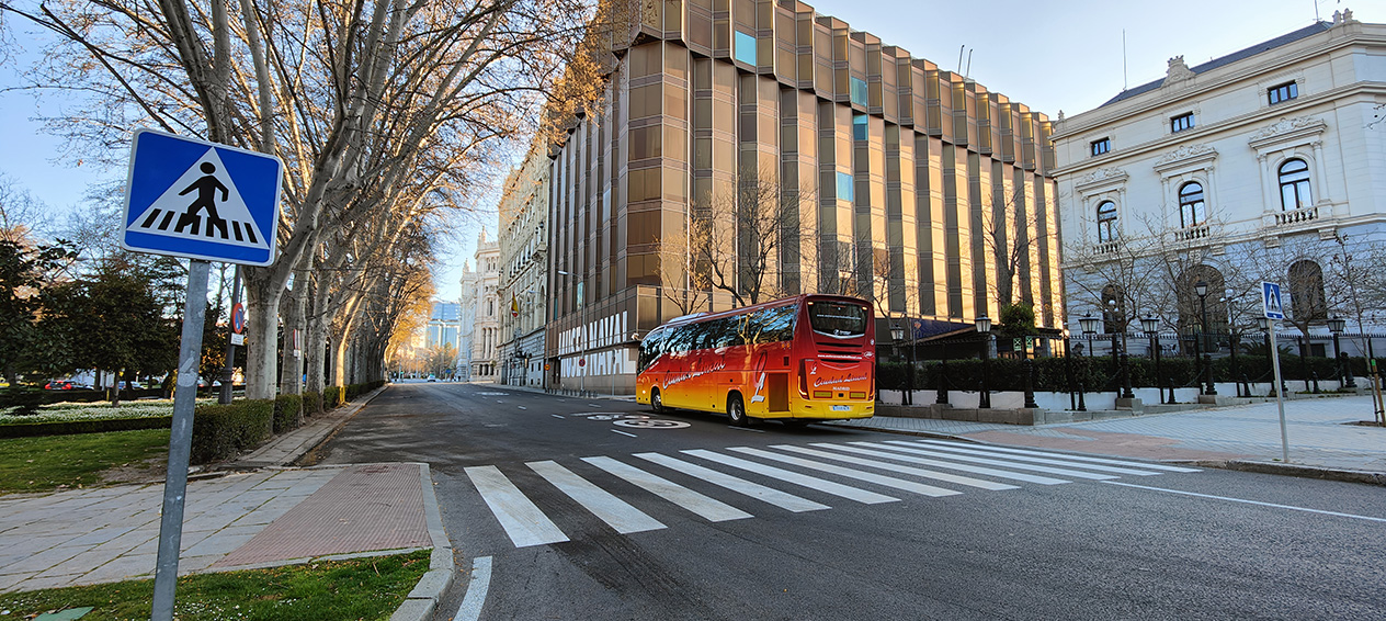 Foto del punto de salida (en bus)
