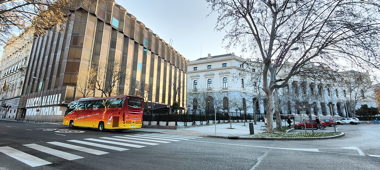 Foto del punto de salida (en bus)